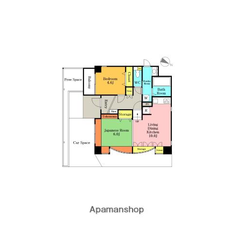 ユッサ浦和 1階階 間取り