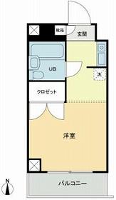 和光ハイツ(ワンルーム/2階)の間取り写真