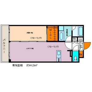 グランガーデンⅠ(1LDK/2階)の間取り写真