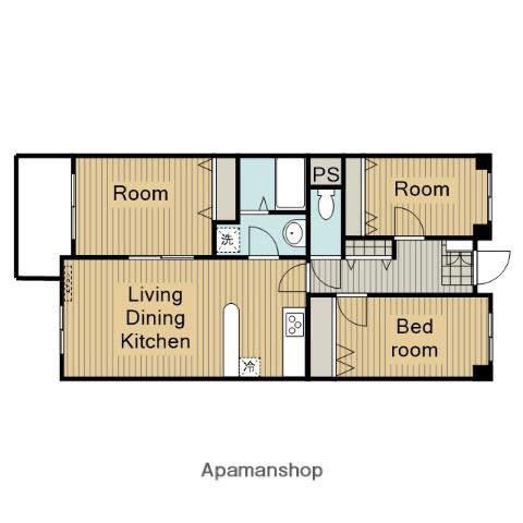 ルネ大宮コートハウス(3LDK/3階)の間取り写真