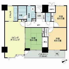 ライオンズプラザ大宮 8階階 間取り