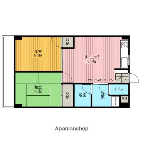 ALPINE・ONE 2階階 間取り