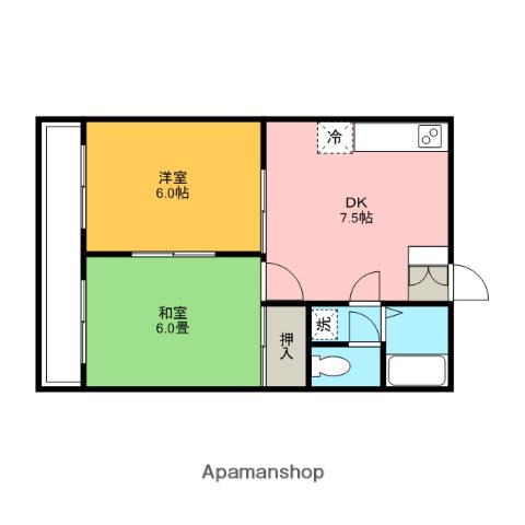 サンコート小川 3階階 間取り