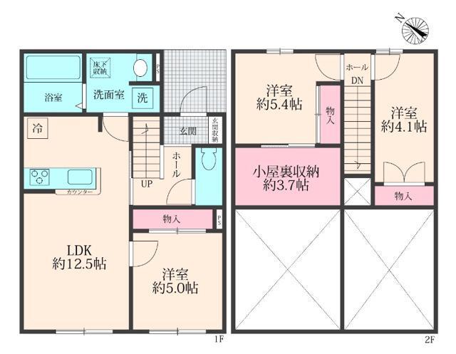 グランシア(3LDK)の間取り写真