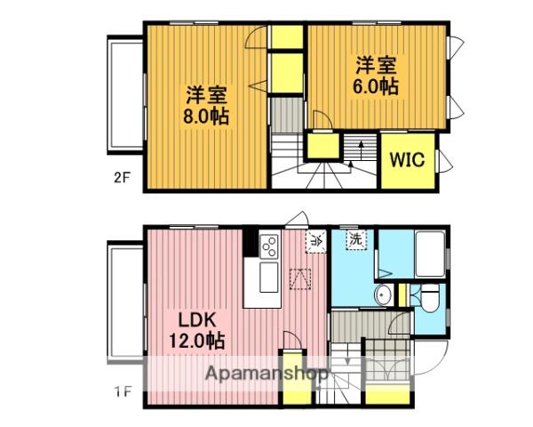 コモンシオン(2LDK)の間取り写真