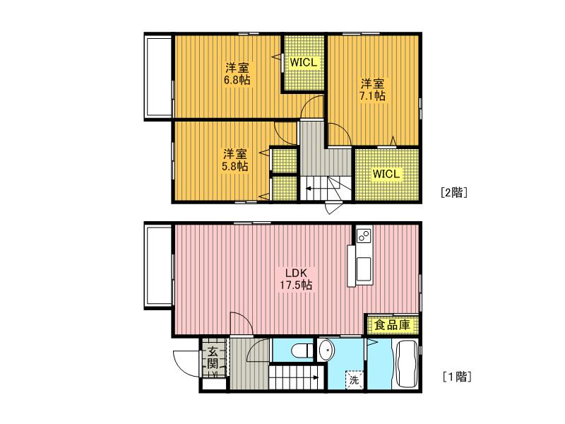 京浜東北・根岸線 浦和駅 バス乗車時間：10分 不動谷バス停で下車 徒歩4分 2階建 築16年(3LDK)の間取り写真