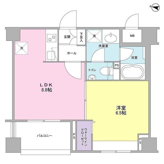 ソアラノーム北浦和 1階階 間取り