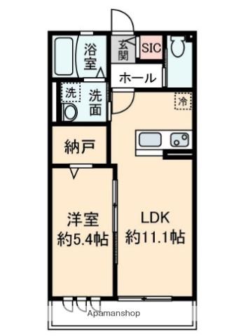 アーバンライフTODA(1LDK/1階)の間取り写真