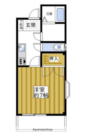 メゾン宮原(1K/2階)の間取り写真