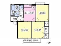 クレセントパレスⅠ(3DK/2階)の間取り写真