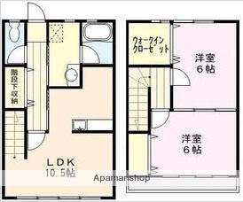 茶喜夢館(2LDK)の間取り写真