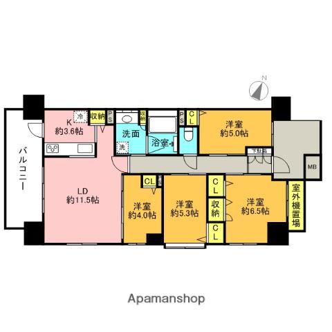 イニシア大宮日進(3SLDK/1階)の間取り写真