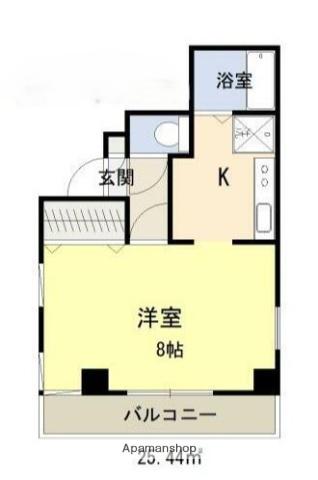 斉藤マンション(1K/3階)の間取り写真