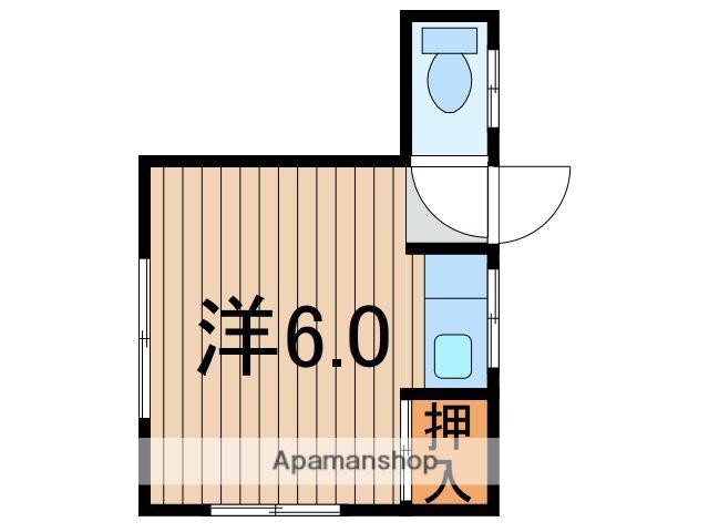 三愛荘(ワンルーム/1階)の間取り写真