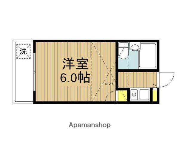 アミューズメント21塚越 1階階 間取り