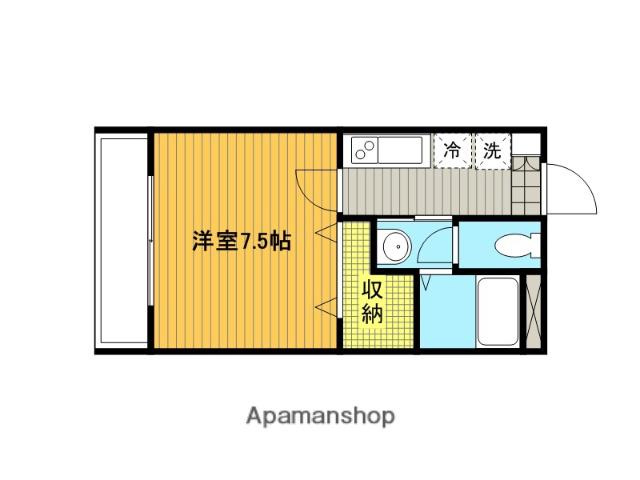 FLATS浦和(1K/2階)の間取り写真
