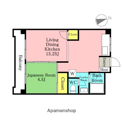 矢澤ハイツ(2DK/3階)の間取り写真