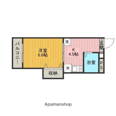 雅ハイム・蕨2(1K/2階)の間取り写真