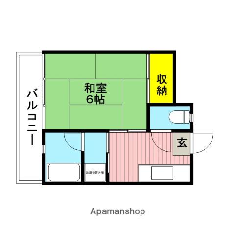 ルミエールICI(1K/3階)の間取り写真