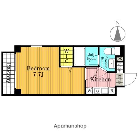 アクシーズグランデ高鼻町 7階階 間取り