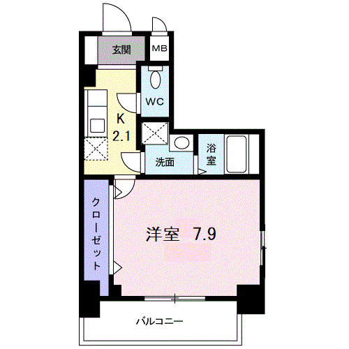 メルヴェーユ 3階階 間取り