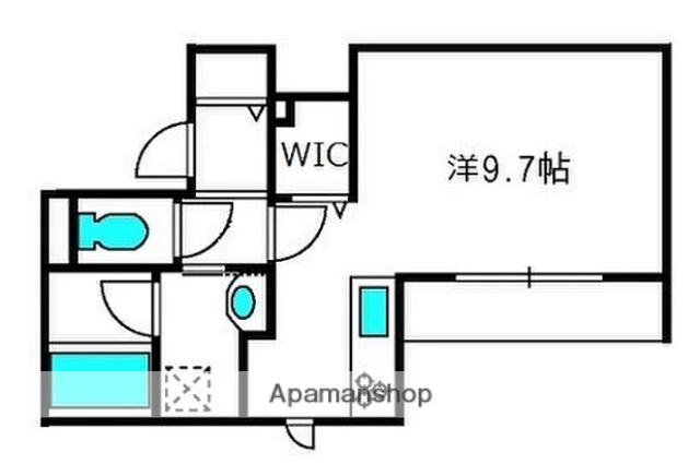 LIBERTY(1LDK/1階)の間取り写真