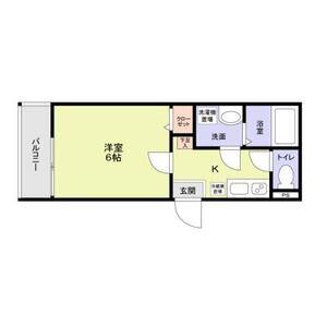 レイズ日進(1K/3階)の間取り写真