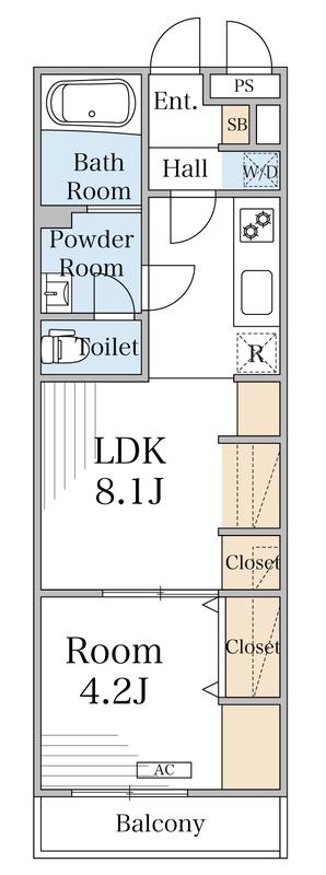 リブリ・ダイワクレスト2(1LDK/3階)の間取り写真