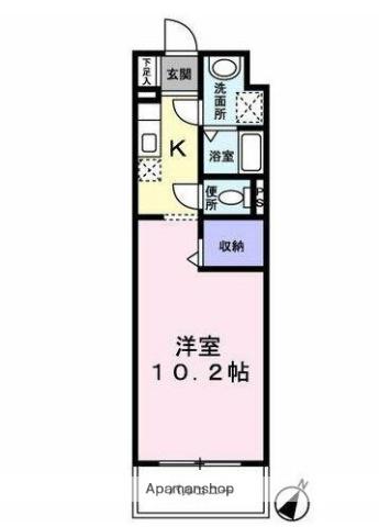 ピーノ・パラッツォ16 2階階 間取り