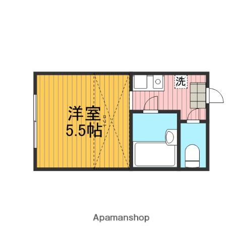 パンシオン日進(ワンルーム/1階)の間取り写真