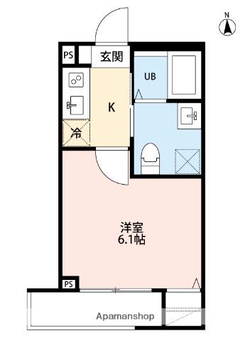 ROBOT HOME 鉄道博物館Ⅱ(1K/3階)の間取り写真