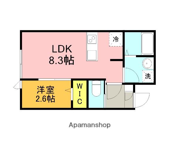 KEIAI RESIDENCE 宮原Ⅱ(1LDK/1階)の間取り写真