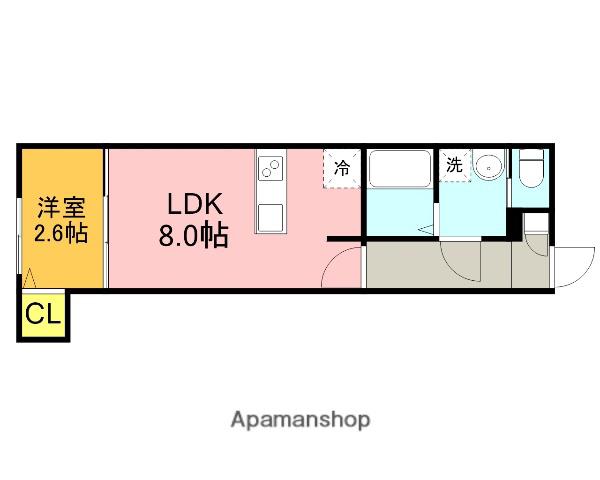 KEIAI RESIDENCE 宮原Ⅱ(1LDK/1階)の間取り写真
