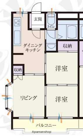 BCASA大宮日進RE-BORN(3K/3階)の間取り写真