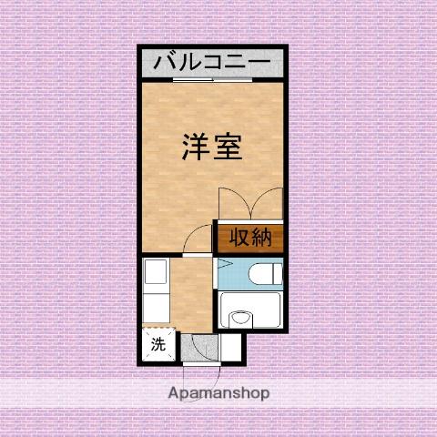 STAGE45(1K/1階)の間取り写真