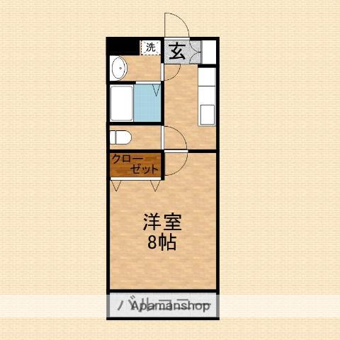 レジーナ(1K/5階)の間取り写真