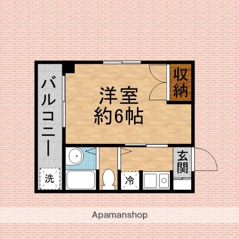 HOUSE1651(1K/2階)の間取り写真