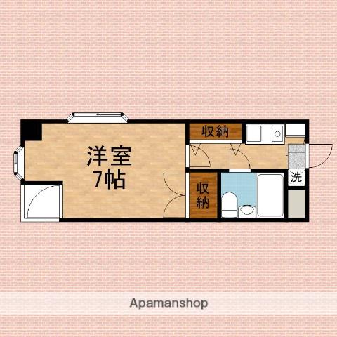 ネーブルプロシードB(1K/2階)の間取り写真