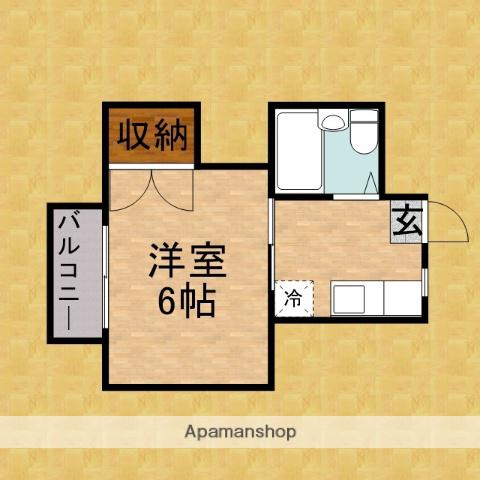 シティハイツA(1K/2階)の間取り写真