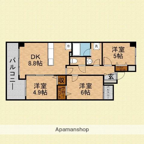 ヴェルパセオ 2階階 間取り