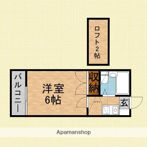 アリス川越 1階階 間取り