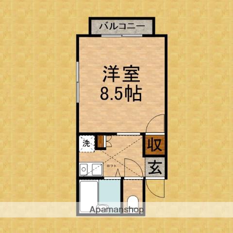 サンシャイン大原(1K/1階)の間取り写真