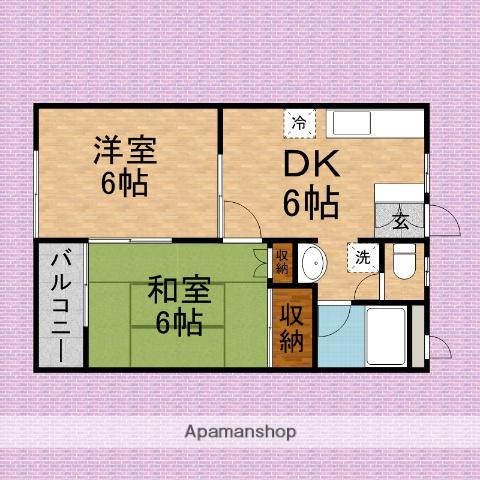 クレセント富士見 2階階 間取り