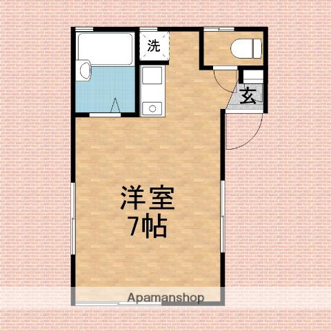 セレネ セブン(ワンルーム/1階)の間取り写真