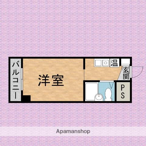 カレッジハイツASAKAⅡ(ワンルーム/3階)の間取り写真