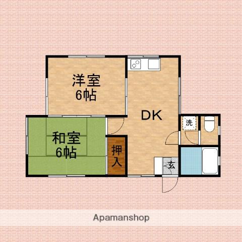ハイツローラン 1階階 間取り