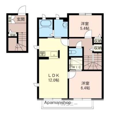 SPACE(2LDK/2階)の間取り写真