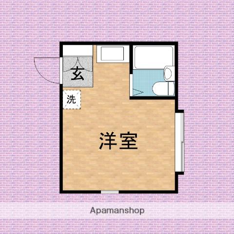 メゾン朝霞台(ワンルーム/2階)の間取り写真