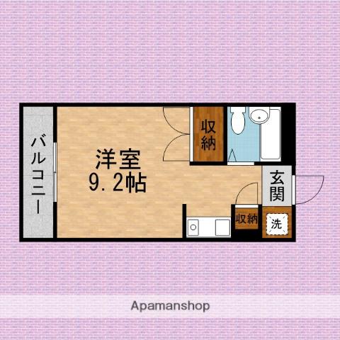 ミラ21(ワンルーム/1階)の間取り写真