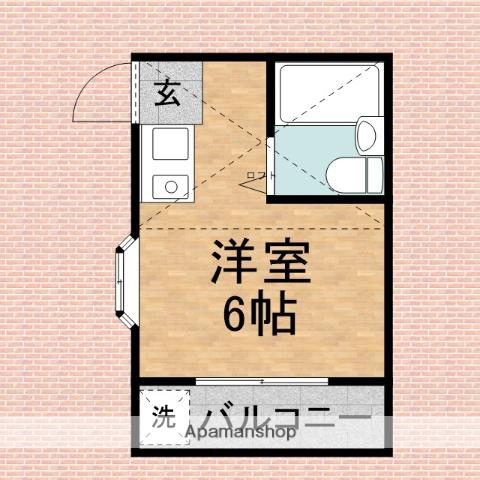 サマーシティー新河岸(ワンルーム/1階)の間取り写真